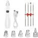 Blackhead Extractor Blackhead Remover Skin Tag Removal Kit with 5 Probes Pore Extractor Portable Pimple Extractor Rechargeable USB Port 3 Speeds Control for Women and Men White - Buy Online on SooperMarket.com