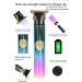 Dous T9 Hair Trimmer Professional T9 Mens T-Hair Clippers Electric Zero Gapped Cordless Hair Trimmer for Haircut & Grooming Rechargeable Green Purple - Buy Online on SooperMarket.com
