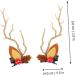 minkissy 2 Pairs Christmas Glow Barrette Winter Hair Barrettes Christmas Hair Clips for Women Pine Cone Berry Hairpins Led Deer Antlers Hair Clips Hair Bands Resin Elk Miss Pine Cones - Buy Online on SooperMarket.com