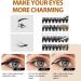 72pcs DIY Wispy Clusters D Curl Individual Lashes Extensions - Natural Look Reusable Individuals - 8-16MM - VOLUME - Buy Online on SooperMarket.com