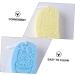 Healeved 4pcs Bath Sponge Set - Portable Baby Body Scrubber & Shower Tool - Child Household Bath Accessory - Sponge Brush 13x7cm - Buy Online on SooperMarket.com