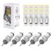 Hawink Tattoo Cartridge Needles #12 Standard 7 Round Shader M-Taper 50PCS with Membrane Professional Disposable EN05S-50-1207RS