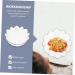 1pc Kitchen Stylish Delicate Irregular Salad Bowl Creative Fruit Glass Transparent - Buy Online on SooperMarket.com