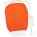 Beavorty 4pcs Bath Gloves and Sponge Set - Exfoliating Shower Accessories in Orange - Buy Online on SooperMarket.com