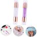 minkissy 2pcs Nail Stamp Nail Art Stamper Head French Tip Nail Tool Nail Art Stamp Tool Nail Art Stamper for French Manicure Nail Art Stamping Tools Silica Gel Template Purple Printing 11.50X2.00X2.00CM Purple - Buy Online on SooperMarket.com