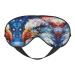 Patriotic Eagle Soft Sleep Eye Mask Female Breathable Eye Patch Perfect for Travel and Relaxation