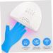 PLAFOPE 2 Pairs Nail Gloves Fingerless Gloves para U as Nails Shield Glove Nail Dryer Anti Glove Gel Nail Glove Hand Cover Glove Manicures Glove Sun Glove Tool Elastic Spandex - Buy Online on SooperMarket.com