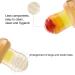 Leak-Proof Silicone Baby Fruit Feeder Pacifier - 2 PCS Easy Grip for Toddlers | International Shipping - Buy Online on SooperMarket.com