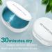 Portable Retainer Case with Drying Vent Holes and Clip for Invisalign - White - Buy Online on SooperMarket.com