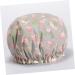 Amosfun Satin Turban Hair Scarves for Women - Grey Dot Shower Cap | Reusable Bathing Hat 27x15cm - Buy Online on SooperMarket.com