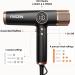 Faszin Lightweight Hair Dryer with High Speed Motor | Fast Drying Ionic Hairdryer for Women & Men | Low Noise, 3 Magnetic Nozzles | Black 29.50 24.50 8.80 cm - Buy Online on SooperMarket.com