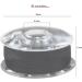 SINGER 30027 Class 66 Transparent Bobbins - 12 Black & White Threaded Bobbins - Buy Online on SooperMarket.com