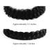 STHEJFB Braid Headband - Messy Wide Chunky Fluffy Hairpiece - Black 1B - Buy Online on SooperMarket.com