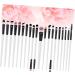 FOYTOKI 20pcs Eye Makeup Eyeliner Eyeshadow Brush Kit Portable Makeup Brush Kit Para Pesta as Eyelash Kits 15.50X1.50X1.50CM As Shown - Buy Online on SooperMarket.com