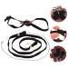 FOMIYES Turtle Leash Turtle Toys for Aquatic Turtles Turtle Harness Strap Small Pets Training Animals Harness Strap Live Turtle Tortoise Chest Collar Rope Leather Accessories Outdoor 120X0.8X0.2cm Black - Buy Online on SooperMarket.com
