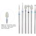 Nail Drill Bits Ceramic Nail Mill Bits Professional Remove Gel Acrylic Cuticle Diamond Tungsten Carbide Tools for Nail Beautify Polishing Clear Care Manicure Pedicure(JG#8) - Buy Online on SooperMarket.com