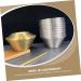 Zerodeko 4pcs Double Layer Insulation Bowl Camping Bowls Noodle Bowl Decorative Soup Bowl Dishes Reusable Ice Cream Bowls Korean Soup Noodles Stainless Steel Bowl Toddler Anti-Scald Pasta 12X12X5.8CMx4pcs Goldenx4pcs - Buy Online on SooperMarket.com