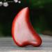 Red/Green Sandalwood Gouache Trigger Point Meridian Scrapping Muscle Relax Wooden Massager Acupuncture Gua Sha Therapy 1Pcs (Color : Red)