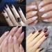 Yimart 500pcs Stiletto Clear False Nails - Oval Sharp Full Cover Nail Tips for Acrylic & Gel - Nail Art Decoration Salon - Buy Online on SooperMarket.com