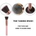 2 Pack Self Tanning Mitt and Brush Set - Sunless Fake Bake Tan Applicator Kit (Black) - Buy Online on SooperMarket.com