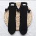 Novelty Magnetic Suction 3D Couple Socks | Funny Holding Hands Design | Unisex | 2 pairs Black + White - Buy Online on SooperMarket.com