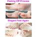 Exfoliating Foot Peel Mask - 2 Pairs | Remove Dead Skin in 3-7 Days | Lavender Scented Foot Mask for Soft Feet - Buy Online on SooperMarket.com