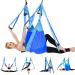 MelkTemn Aerial Yoga Swing Set - Dark Blue & Light Blue | Premium Inversion Tool for Gym and Home Fitness - Buy Online on SooperMarket.com