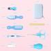 ZELINYE 8 in 1 Baby Grooming Kit - Hair Brush, Nail Clipper, Nose Cleaner, Finger Toothbrush, Nail Scissors - Manicure Set for Baby Care - Yellow - Buy Online on SooperMarket.com