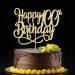 Qertesl Gold Glitter Happy 100th Birthday Cake Topper Cheers to 100 Years happy 100th Birthday Cake Topper 100th Anniversary Cake Topper men and women 100 years old happy birthday Party Decoration Gold100 - Buy Online on SooperMarket.com