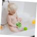 Buy Mikinona Children's Animal-Shaped Bath Sponge | Soft Green Shower Sponges for Kids | Perfect for Bathing & Fun - Buy Online on SooperMarket.com