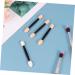 WOONEKY 24pcs Eyeliner Sponge Brush Smudge Eye Brush Dual Ended Eyeshadow Brush 7cm Black - Buy Online on SooperMarket.com