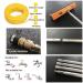 photovoltaic cleaner window cleaning pole 4M-12M Water Fed Telescopic Brush Window Clean Extendable Cleaner Conservatory Roof Cleaning Tools Pole 55cm Brush Head 4M/13FT - Buy Online on SooperMarket.com