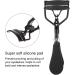 Verdant Touch Stainless Steel Eyelash Curler Stainless Steel Eyelash Curler Silicone Ring Pad Eye Lash Curling Tool Black Professional Cosmetic Tool - Buy Online on SooperMarket.com
