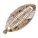 Ancllo Large Banana Hair Clips - Fish Shape Hair Accessories for Women & Girls - 2 Coffee Brown Clips with Rounded Edges - Buy Online on SooperMarket.com
