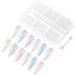 URAQT Chrome Nail Powder Set - 6 Colors Holographic Glitter Dust Powders for Manicure - Mirror Effect Pearl Pigment with Sponge Brush - DIY Nail Art Decoration - Buy Online on SooperMarket.com