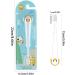 Toddler Toothbrush Toothbrush with Soft Brush Head - Travel Toothbrush with Round Anti-Slip Handle for Kids 3-12 Years Old Shakven - Buy Online on SooperMarket.com