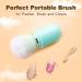 Retractable Kabuki Brush Travel Makeup Brush Cute Capsule-shape Blush Brush Foundation Brush Suitable for Liquid Foundation Pressed Powder Contour Cream Blue - Buy Online on SooperMarket.com