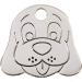 Buy RedDingo Brass Dog Tag - Medium Heart | Durable Customizable Pet ID Tags for International Shipping - Buy Online on SooperMarket.com