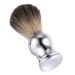 Premium Silver Razor Brush for Men | Facial Cleaning Brush & Barthaar Tool for Shaving Cream Foam & Soap - Buy Online on SooperMarket.com