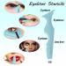 SHANPIN 5 in 1 Silicone Eye Makeup Tool - Reusable Eyeliner Stencils & Winged Eyeliner Aid in Blue - Buy Online on SooperMarket.com