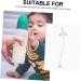 Ibasenice 12 STK Reusable Silicone Straws - Straw Sippy Cup Converter Kit for Baby Bottles - Eco-Friendly Pebble Gel Milk Cup - Transparent (3 Pack) - Buy Online on SooperMarket.com