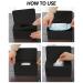 Premium Baby Wet Wipes Storage Box & Bag Set - Black | Durable Stylish Donor Holder with Lid for At-Home Use - Buy Online on SooperMarket.com