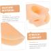 Orthopedic Toe Separator & Thumb Protector - 4 Pairs | Silicone Bunion & Hammer Toe Spacers for Foot Care - Skin Color 7x3.5cm - Buy Online on SooperMarket.com