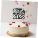 HOMSFOU 24 Pcs Graduation Cake Decorating Graduation Decorations Graduation Cap Cupcake Topper Class a Customs Graduation Party Cake Decorations Phd Cake Picks Ornament Paper Cup - Buy Online on SooperMarket.com