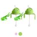 3-in-1 Weighted Straw Sippy Cup Conversion Kit for Comotomo Bottles | Compatible with 5 & 8 Ounce Bottles | Versatile for Extended Use | Green (2 Pack) | Comotomo Straw Cup Converter