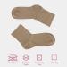 Cosyfeel Women Loose Diabetic Socks | 4-Pack Neuropathy Ankle Socks for Ladies | Super Soft Eco-Friendly Bamboo Material | Durable with Seamless Toe | Multicolour Patterns | 4 Seasons 4-7 LIGHT BEIGE - Buy Online on SooperMarket.com