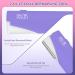 PELCAS Electric Dermaplaning Tool with LED Light - Mini Facial Razor 3 Speeds for Peach Fuzz & Exfoliation - At Home Hair Removal System for Women - 6 Blades BV18-712 Purple - Buy Online on SooperMarket.com