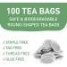 Handpick Masala Chai Tea Bags 100 Count - Strong & Aromatic Blend with Cinnamon, Pepper, Cloves & Cardamom - Premium Quality Round Bags - Eco-conscious Packaging - Buy Online on SooperMarket.com