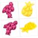 BIUDECO 4pcs Silicone Ice Mold Silicone Molds Cookie Baking Ice- Making Molds Cake Molds Ice Tray Pudding - Buy Online on SooperMarket.com