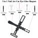 Virtcooy Cat Eye Magnet Tool | Magnetic Nails Polish Wand - Nail Design Tools Professional Cat Eye Stick for Salon Manicure Black - Buy Online on SooperMarket.com